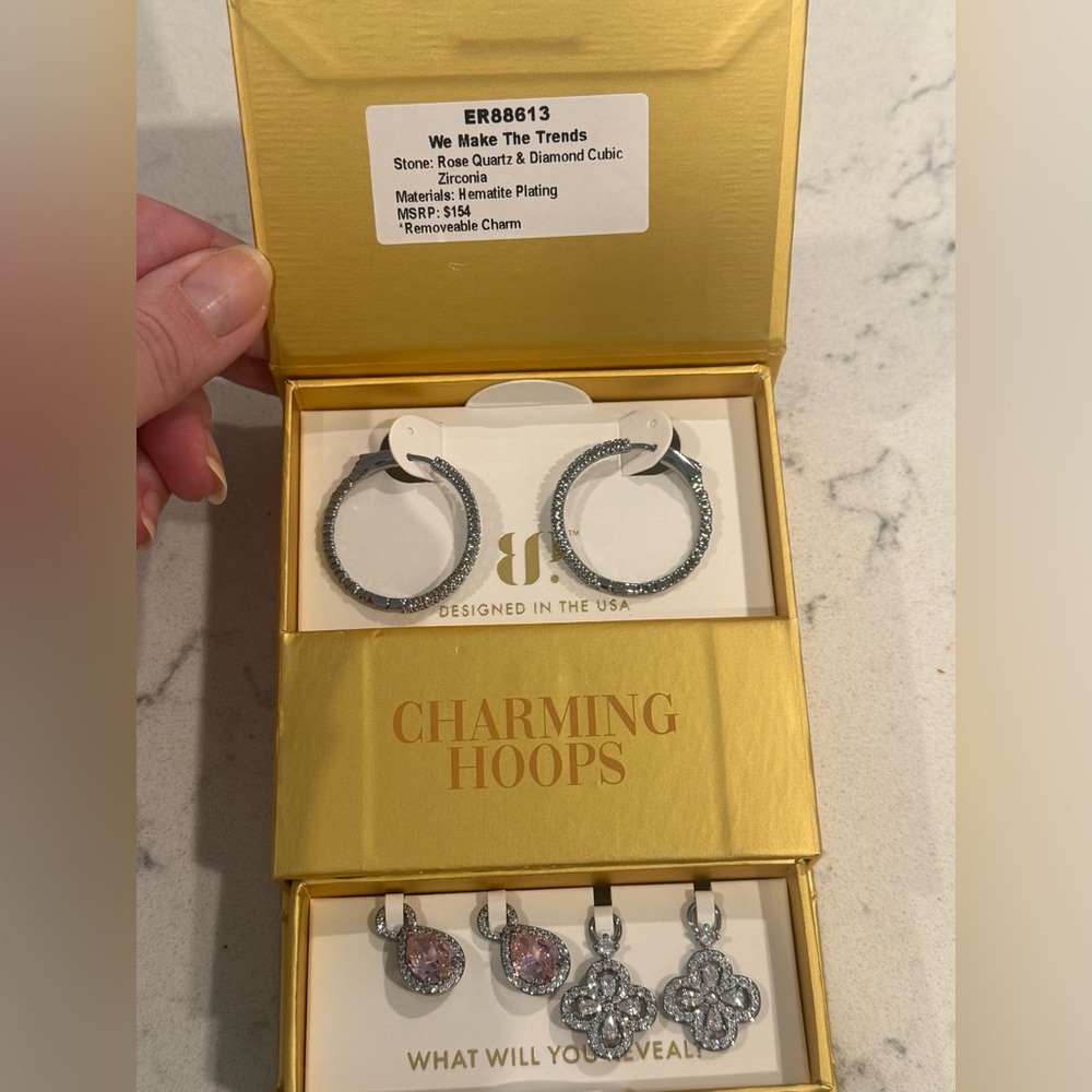 Jewel Candy Charming Hoops